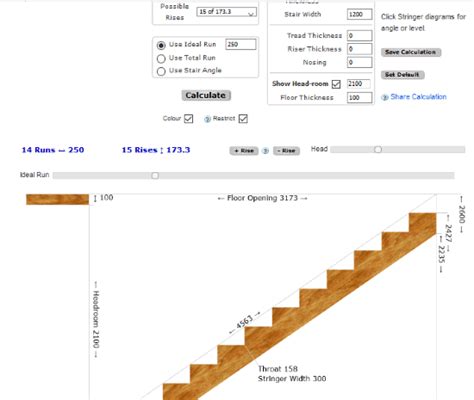 Stair Landings - learn how to add landings to your stair designs. . Blocklayer com stair calculator